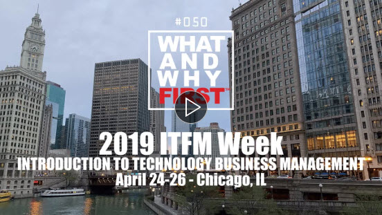 2019 ITFM Week - Introduction to Technology Business Management