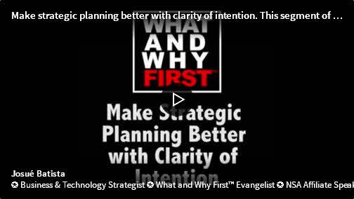Make Strategic Planning Better with Clarity of Intention